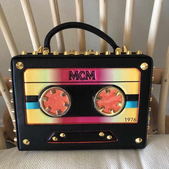 mcm cassette wallet